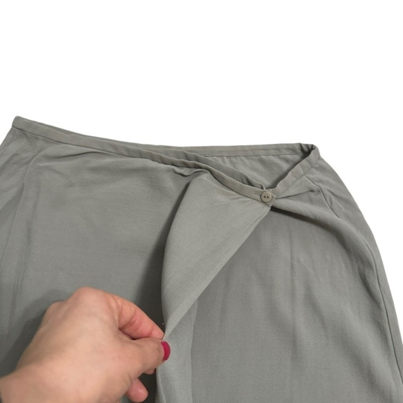Eileen Fisher Women’s Taupe Pleated Silk Skirt Size Small - Picture 5 of 7